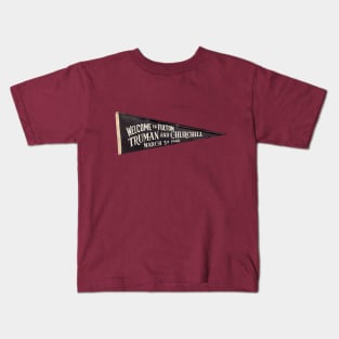 Iron Curtain Speech 2 Kids T-Shirt